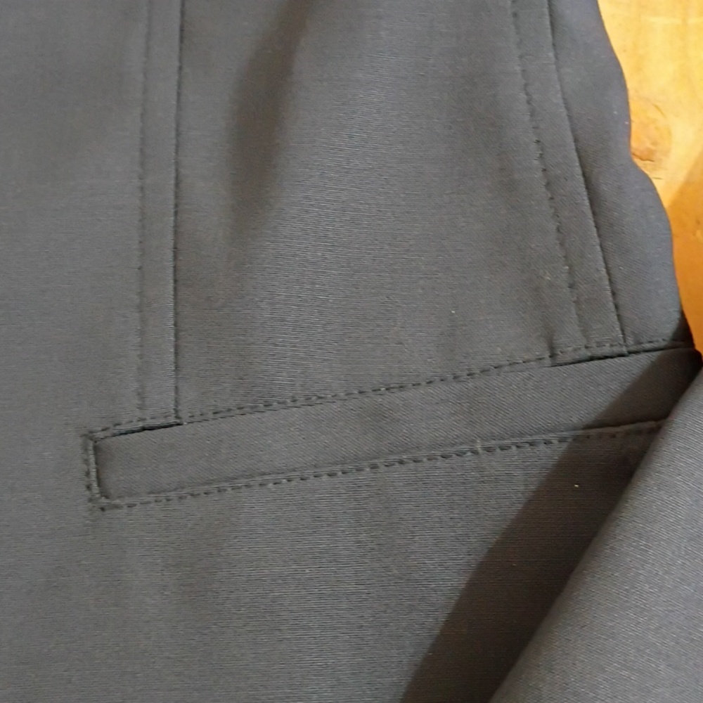 Theory Vintage Blue Stretch Wool 2 Button Fitted Blazer Jacket Size 8 - Picture 11 of 12